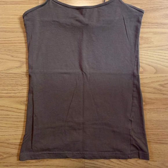Taupe Brown Spaghetti Strap Tank - Picture 2 of 3